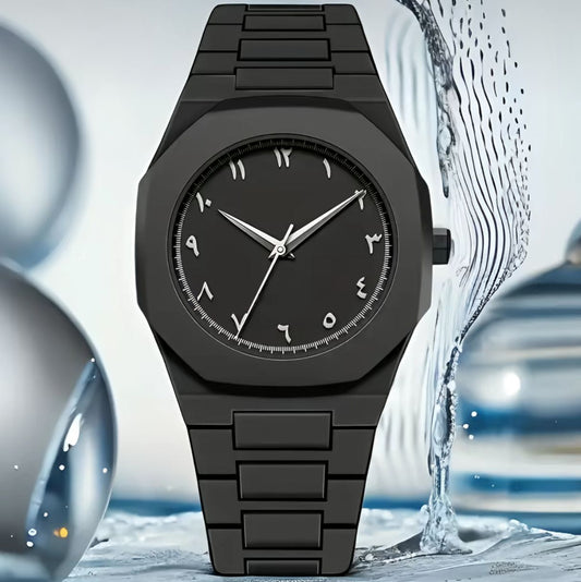 Black Arabic Watch – Classic Edition